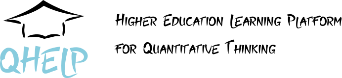 Higher Education Learning Platform for Quantitative Thinking